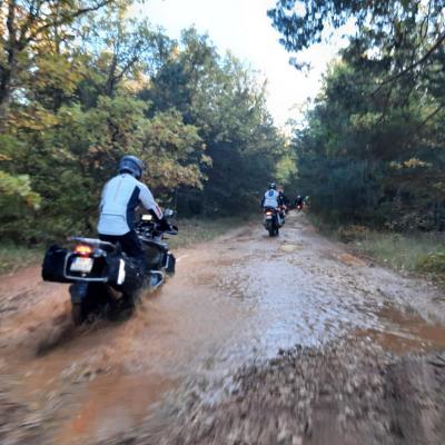 Rando em moto trail