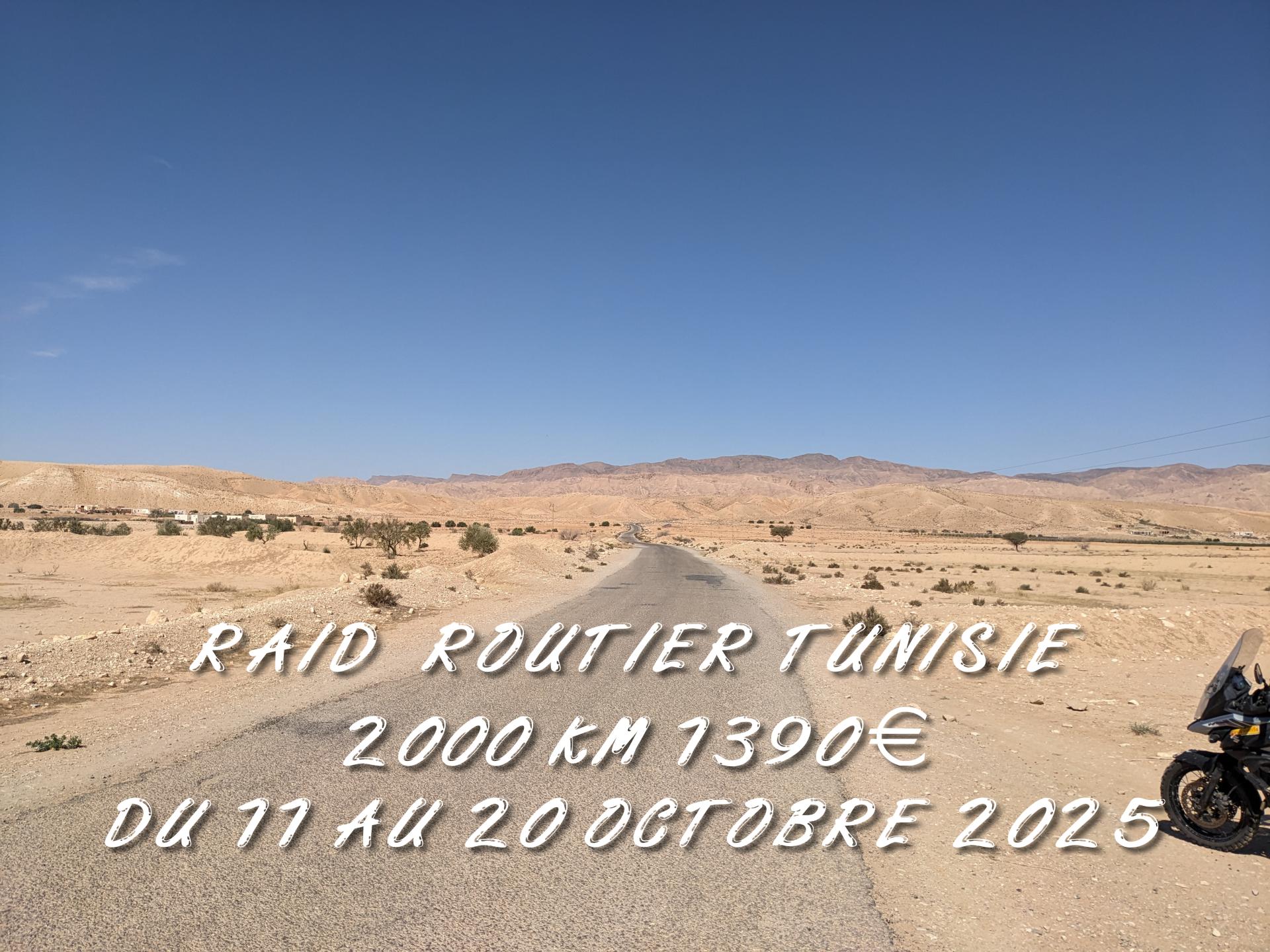 Tunisie raid routier